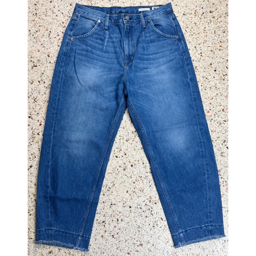 Noend 90's Comfort Crop Women's Slash‎ Pocket Denim Jeans Size 31